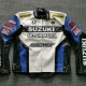 Men's Suzuki Motorcycle Leather Moto Racer Jacket