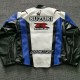 Men's Suzuki Motorcycle Leather Moto Racer Jacket