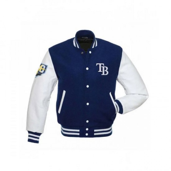 Men's TB Rays Blue and White Jacket