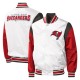 Men's Tampa Bay Buccaneers Starter White Throwback Satin Jacket