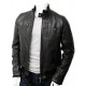 New Mens Classic Imported Quality Black Blazer Leather Coat