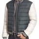 Men's Varsity Moncler Puffer Bomber Jacket