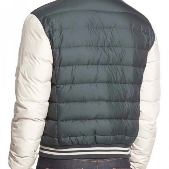 Men's Varsity Moncler Puffer Bomber Jacket