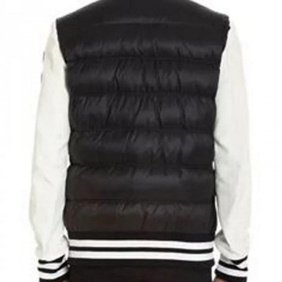 Men's Varsity Moncler Puffer Bomber Jacket