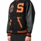 Men's Varsity Supreme Team S Black Letterman Jacket