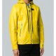 Men's Yellow Hooded Leather Jacket