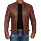 Mens - Cafe Racer Syle Real Lambskin Leather Jackets for Men