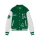 Mens Axel Arigato Green Biker Varsity Jacket