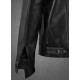 Mens Black Shearling Bomber Jacket