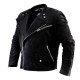 Mens Black Suede Leather Motorcycle Winters Jacket