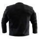 Mens Black Suede Leather Motorcycle Winters Jacket