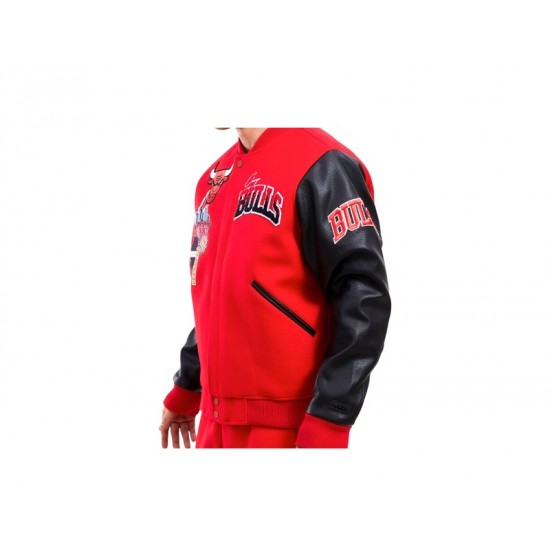 Mens Chicago Bulls Home Town Varsity Men's Jacket