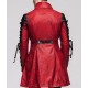 Mens Cloud Devil Red Gothic Coat