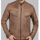 Mens Douglas Brown Leather Jacket