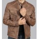 Mens Douglas Brown Leather Jacket