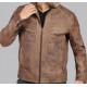 Mens Douglas Brown Leather Jacket