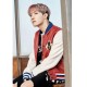 Mens J Hope Blind for Love Leather Bomber Jacket