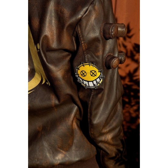 Mens Junkrat Steampunk Leather Jacket