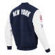 Mens MLB New York Yankees Blue Letterman Varsity Jacket