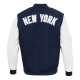 Mens MLB New York Yankees Blue Letterman Varsity Jacket