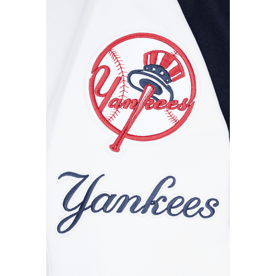 Mens MLB New York Yankees Blue Letterman Varsity Jacket