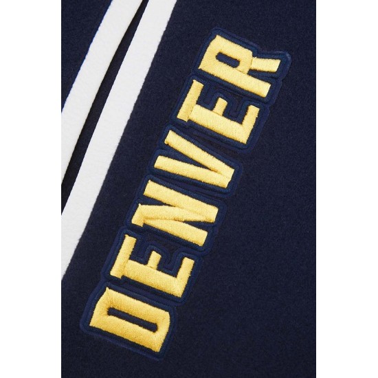 Mens NBA Denver Nuggets Mashup Varsity Jacket