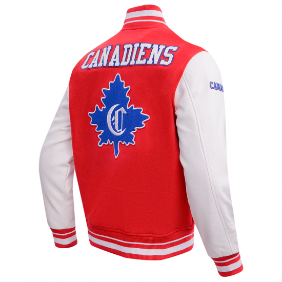 Mens NHL Montreal Canadiens Red Classic Varsity Jacket