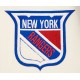 Mens NHL New York Rangers Off white Varsity Jacket