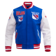 Mens NHL New York Rangers Retro Varsity Jacket