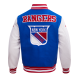 Mens NHL New York Rangers Retro Varsity Jacket