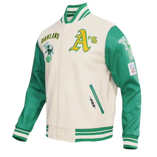 Mens Oakland Athletics Retro Classic Varsity Jacket