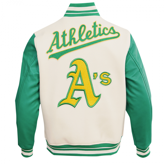 Mens Oakland Athletics Retro Classic Varsity Jacket