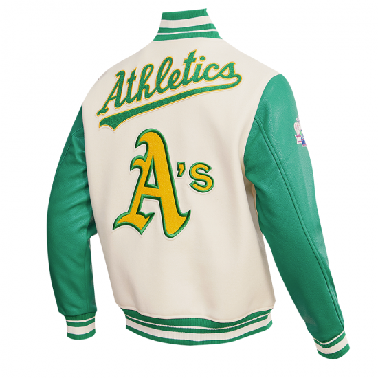 Mens Oakland Athletics Retro Classic Varsity Jacket