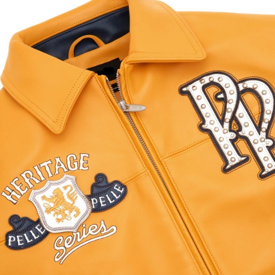 Mens Pelle Pelle Heritage Series Yellow Jacket