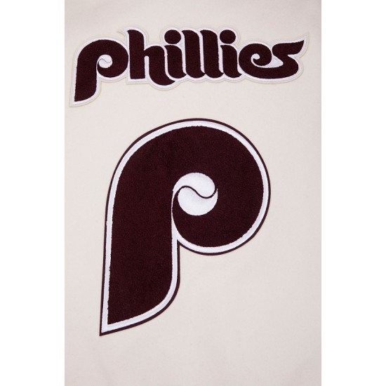 Mens Philadelphia Phillies Retro Classic Varsity Jacket