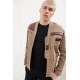 Mens Rebel Finn Light Brown Rebel Leather Jacket