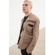 Mens Rebel Finn Light Brown Rebel Leather Jacket