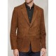 Mens Suede Leather Blazer