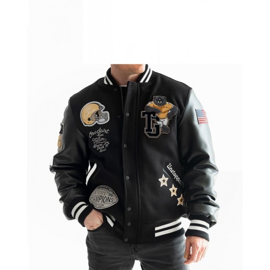 Mens Top Gun Bears Varsity Jacket