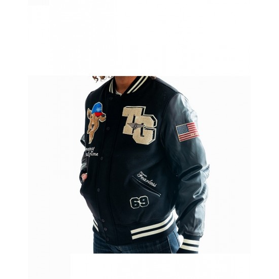 Mens Top Gun Varsity Jacket