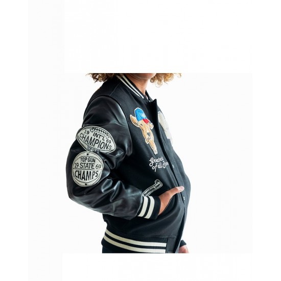 Mens Top Gun Varsity Jacket