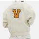 Mens V Logo Letterman Varsity Jacket