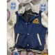 Mens Vintage Winnie The Pooh Varsity Denim Jacket