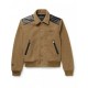 Mens Wool-Blend Bomber Jacket