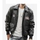 Men’s Air Force Pilot Style Black Bomber Leather Jacket