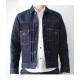 Men’s Buttoned Japanese Blue Jean Jacket