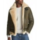 Men’s Hardy A21 Flight Aviator Brown Shearling Leather Jacket