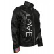 Men’s Love Black Leather Jacket