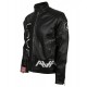 Men’s Love Black Leather Jacket