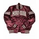 Men’s Morehouse College Maroon Bomber Satin Jacket